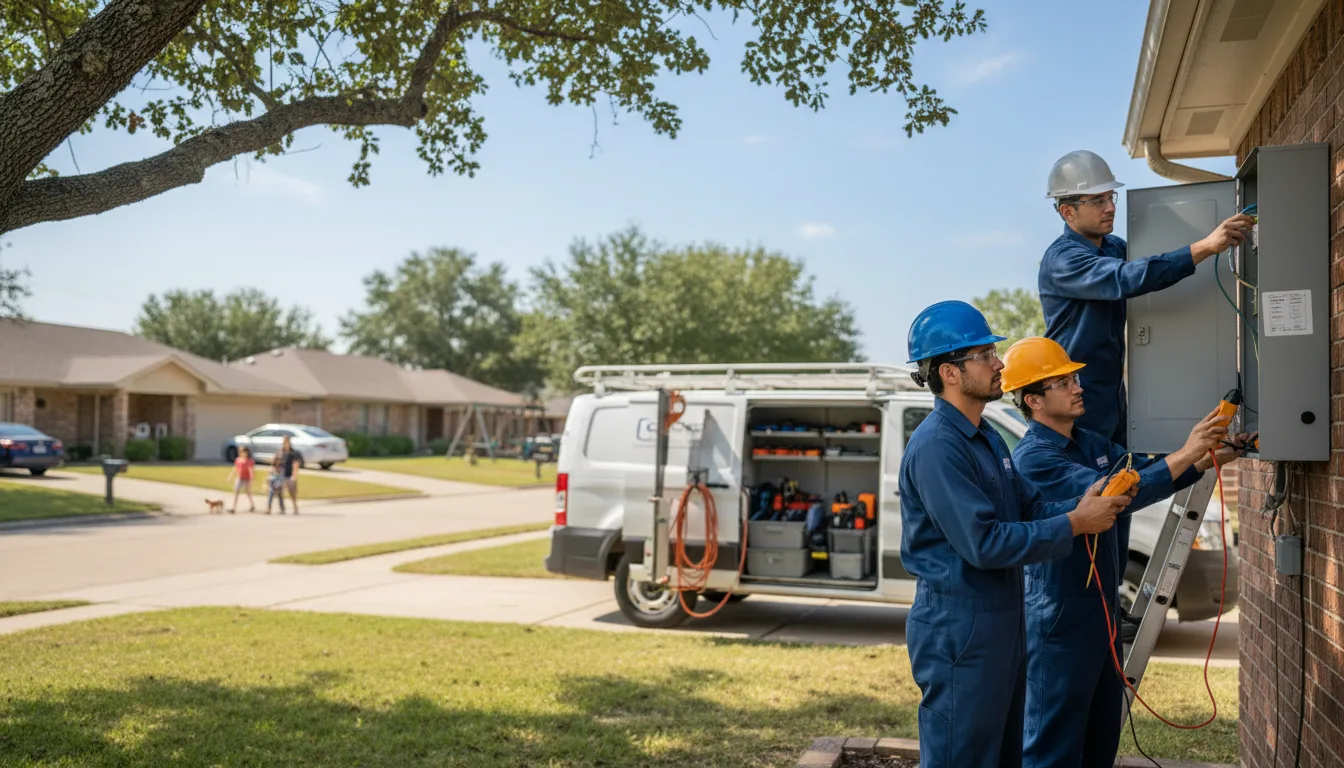 Certified electrician providing emergency electrical services in Plainfield, IN